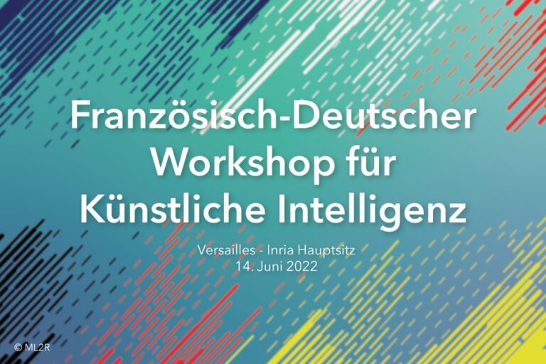 Mit einem gemeinsamen Präsenz-Workshop am 14. Juni vertiefen das Netzwerk deutscher KI-Kompetenzzentren und das Französische KI-Forschungsnetzwerk die bilaterale Zusammenarbeit im Forschungsfeld Künstlicher Intelligenz. Die Veranstaltung im Inria-Hauptsitz nahe Versailles wurde durch die Koordinatorinnen der deutsch-französischen KI-Zusammenarbeit, Katharina Morik und Isabelle Herlin, organisiert. Mit einem gemeinsamen Präsenz-Workshop am 14. Juni vertiefen das Netzwerk deutscher KI-Kompetenzzentren und das Französische KI-Forschungsnetzwerk die bilaterale Zusammenarbeit im Forschungsfeld Künstlicher Intelligenz. Die Veranstaltung im Inria-Hauptsitz nahe Versailles wurde durch die Koordinatorinnen der deutsch-französischen KI-Zusammenarbeit, Katharina Morik und Isabelle Herlin, organisiert.